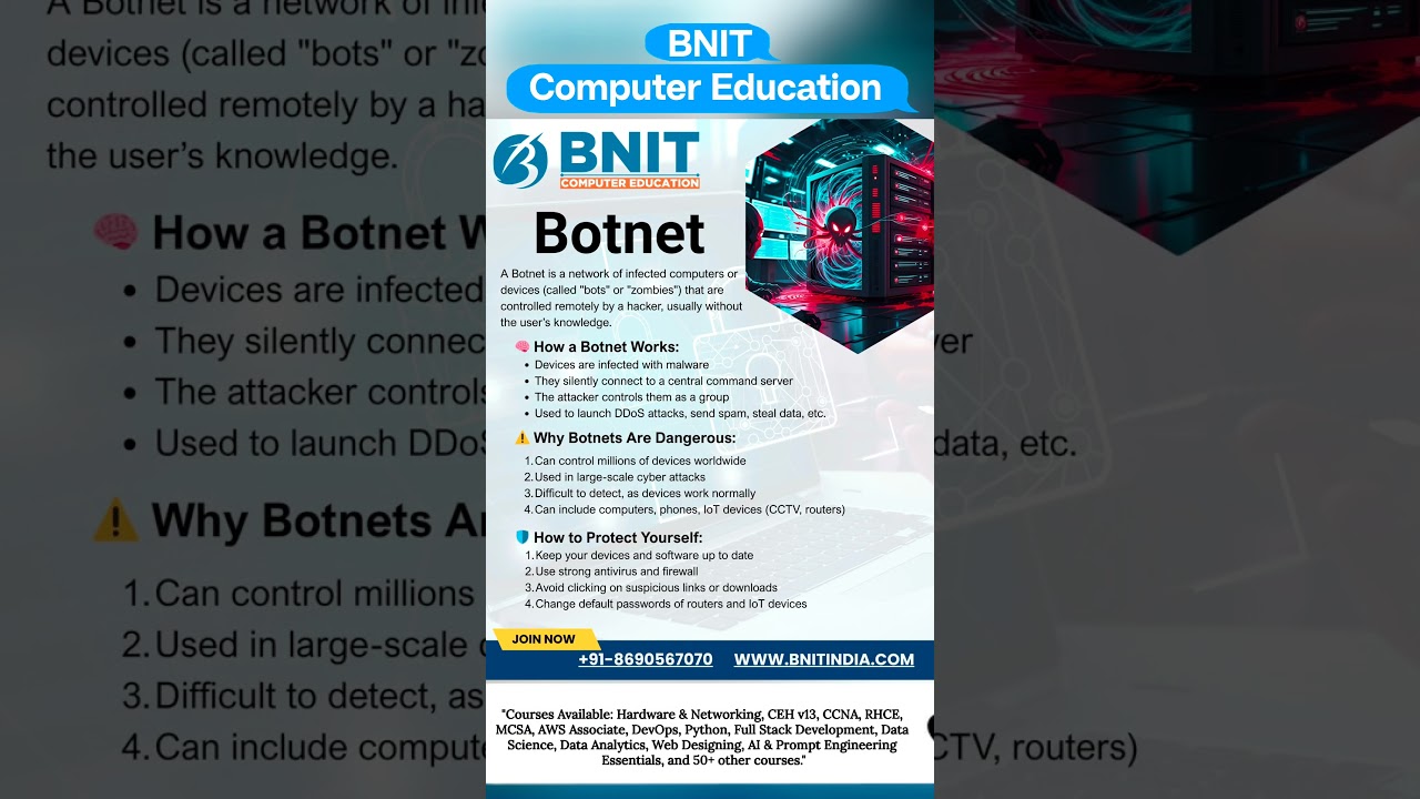 What Is a Botnet? How They Work & Stay Safe π