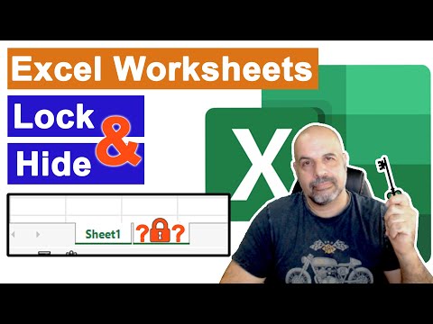 Excel, Password Protect and hide Worksheets. PRIVATE WORKSHEETS.