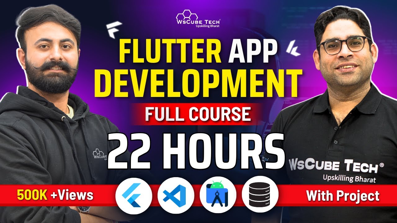 Flutter Full Course for Beginners (22 Hours) 🚀