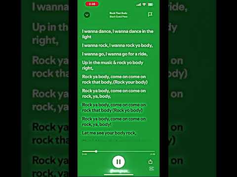 ~ rock that body ~ • back eyed peas • #dance #trend #fyp #viral #shorts #lyrics #songs4u_