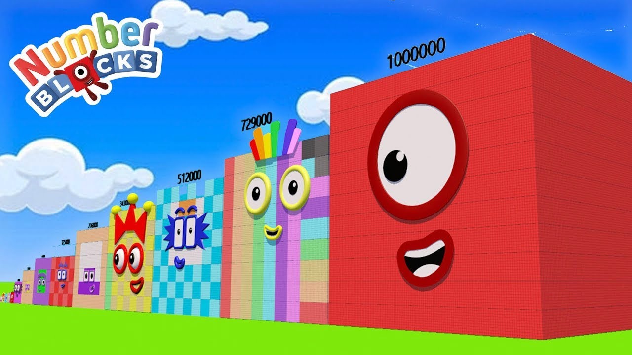 Numberblocks Step Squad: 100 vs 100 Million! ๐