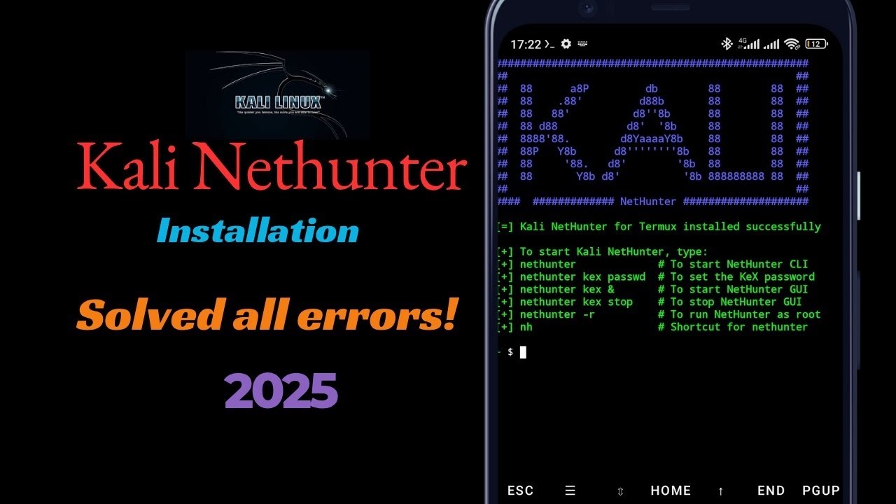 Kali NetHunter Rootless Installation Guide with Error Resolutions (2025 Update)