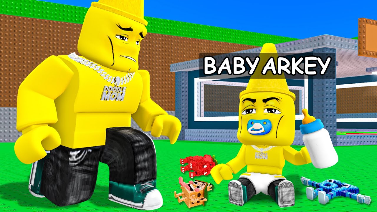 Hilarious Baby Arkey Trolls the Real Arkey in Steal A Brainrot! 😂