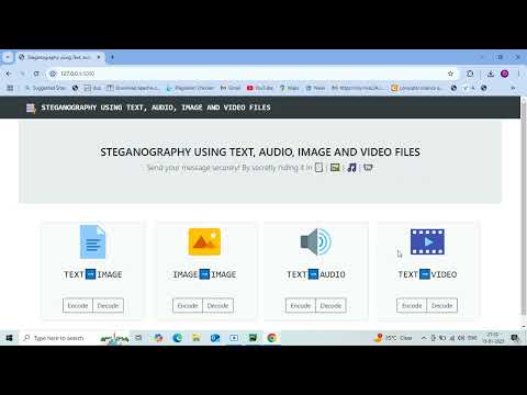 MultiMedia Steganography Project