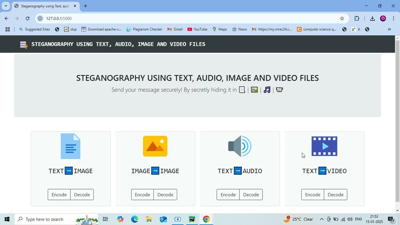 MultiMedia Steganography Project 📁 | Get Files & Support