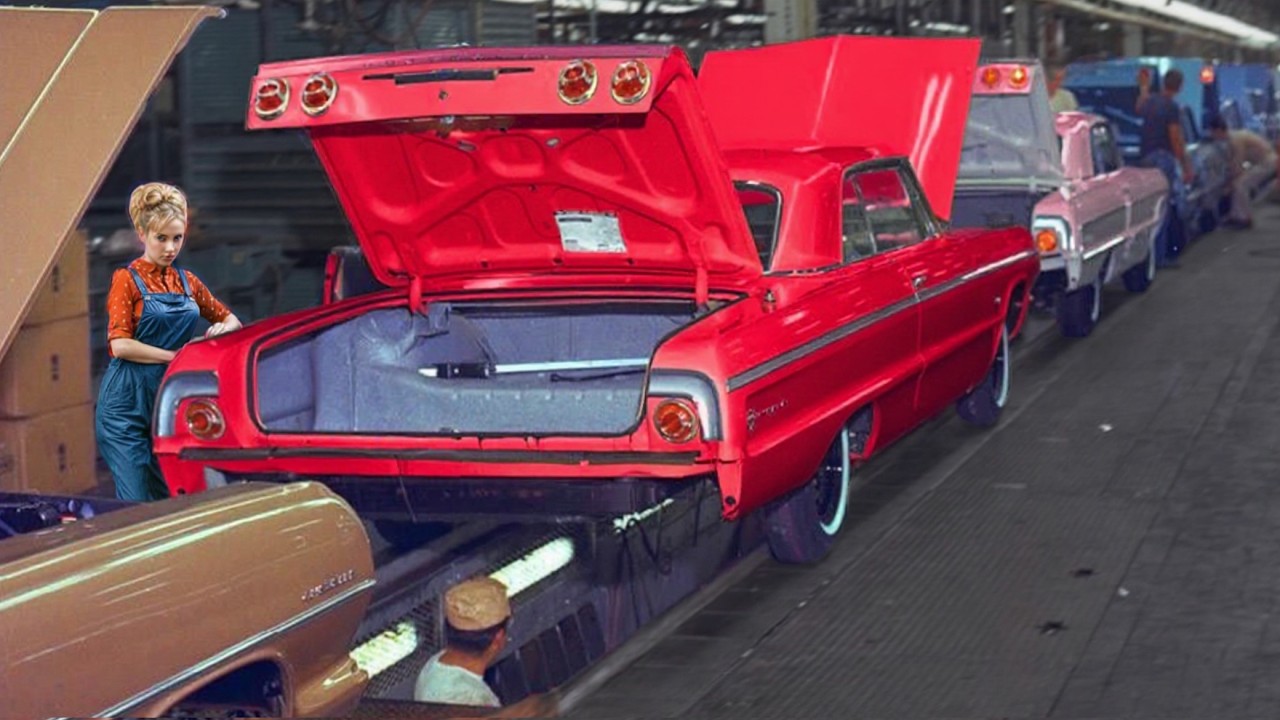 Inside the 1960s Chevrolet Impala Factory in the USA 🚗