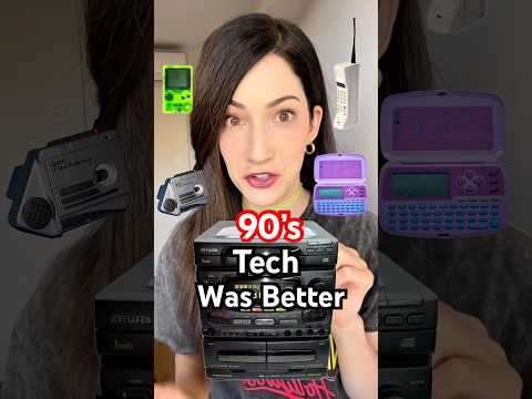 90’s Tech Was Better than Today’s Tech #90s #90skids #nostalgia #nostalgic