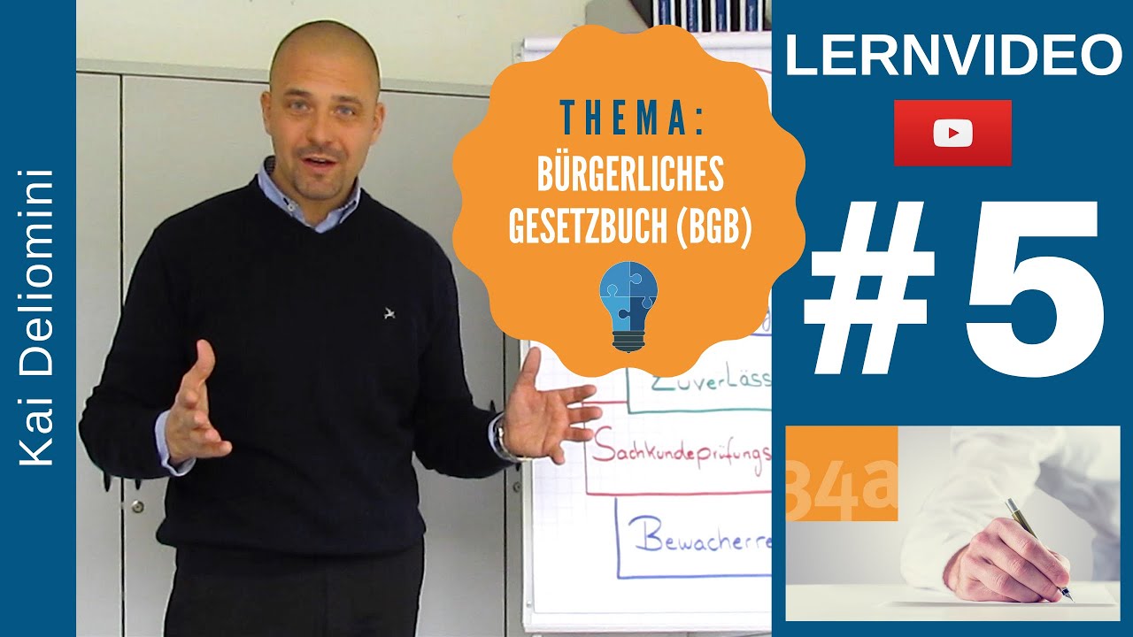 34a-Prüfung: Bürgerliches Gesetzbuch (BGB) Einführung