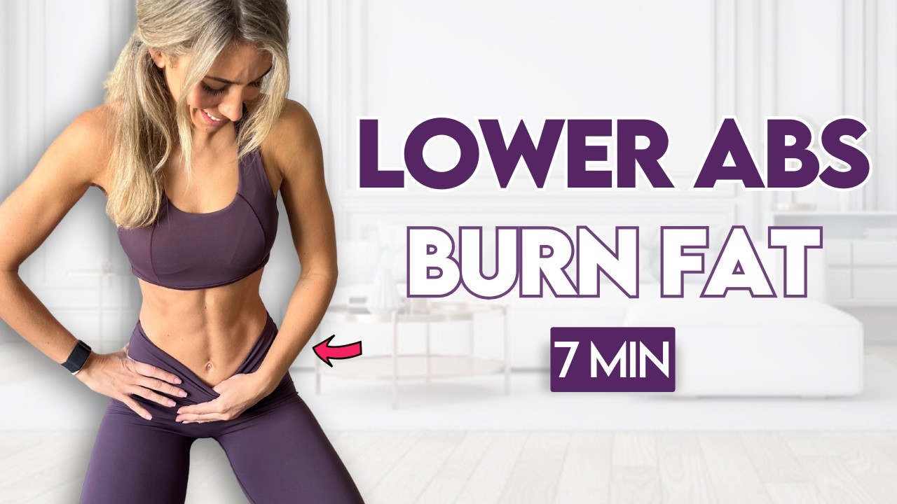 7-Minute Intense Lower Abs Workout | No Equipment, No Repetition