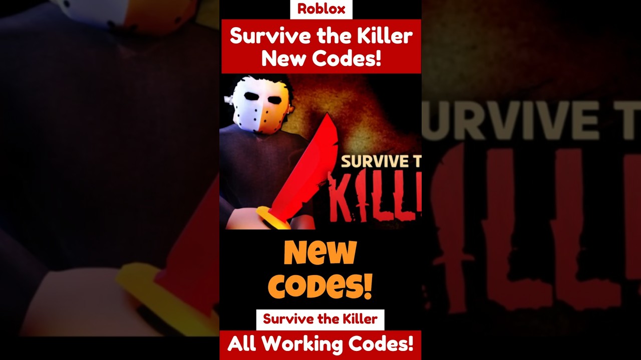 Survive the Killer Roblox Codes 🔥 (Update 2023)