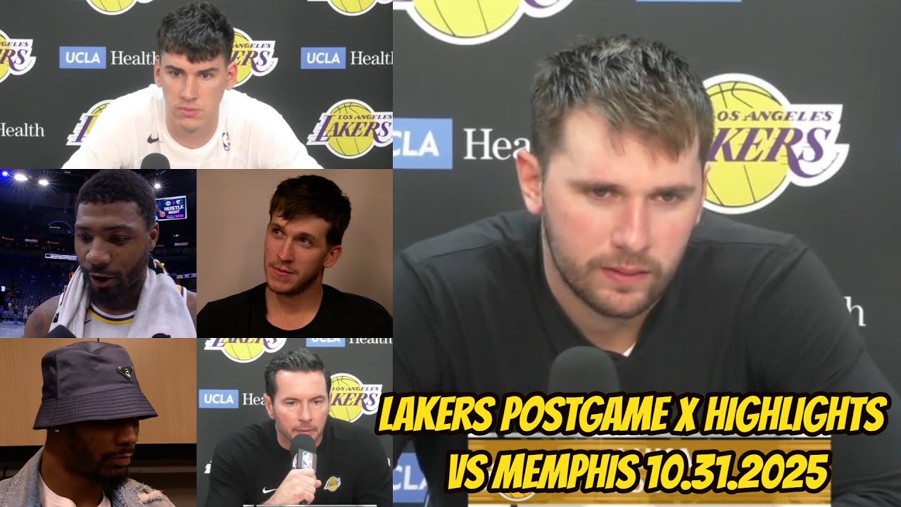 Lakers vs Grizzlies Postgame Highlights & Interviews | Smart, Austin, Luka & Coach JJ Redick