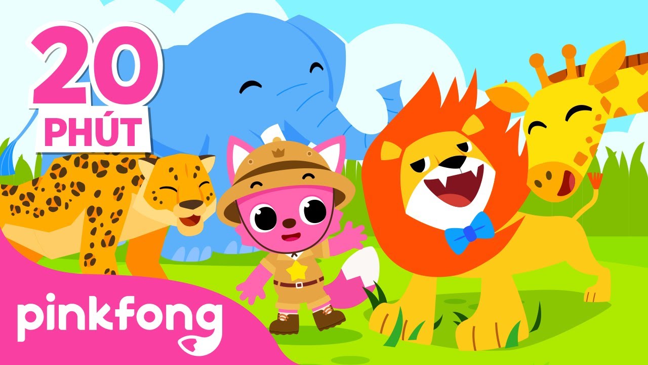 Safari Animals Collection 🦁🐘 | Pinkfong Baby Shark