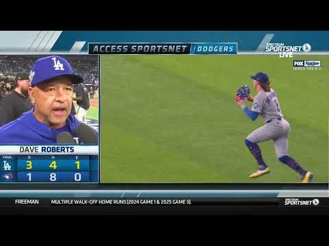 Dave Roberts Reacts to Dodgers World Series Game 6 Win, Confirms Shohei Ohtani Will Pitch In Game 7