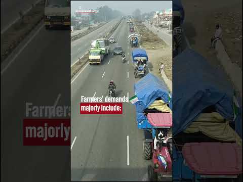 Farmers 'Delhi Chalo' March begins from Punjab#delhichaloandolan  #farmersprotest #kisanmarch