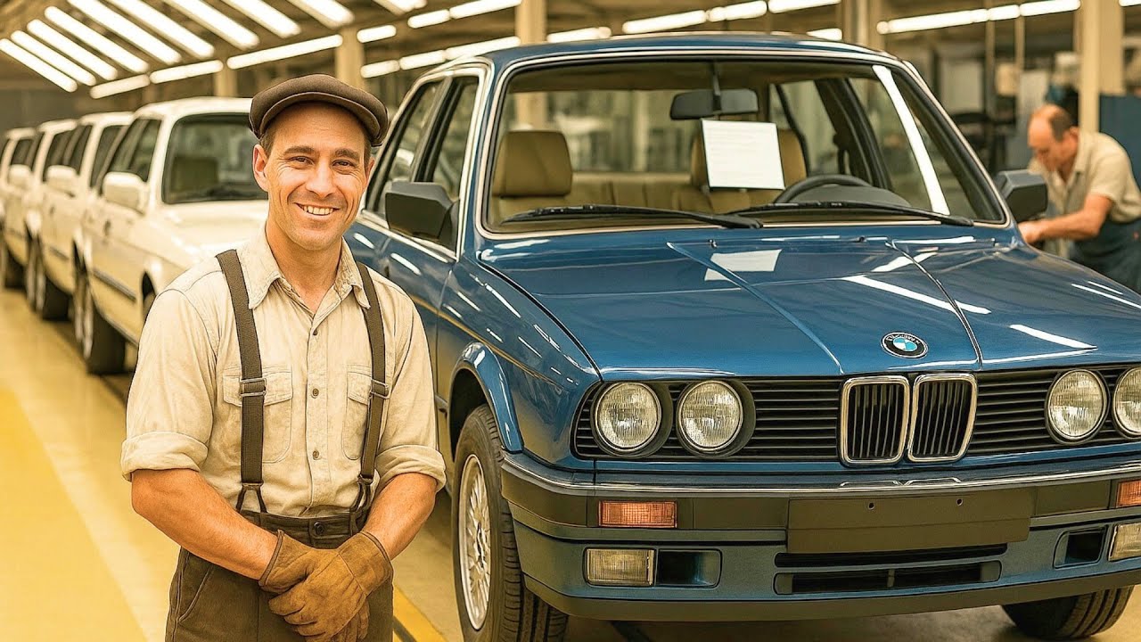How the Classic BMW E30 Was Made in the 80s 🏭