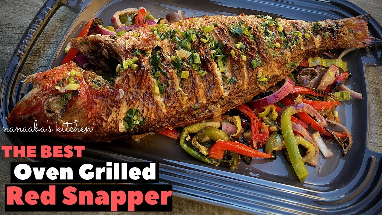 How to Make the Perfect Oven-Grilled Red Snapper 🐟