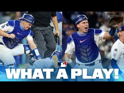 FULL 10TH INNING: Dodgers make CRAZY plate at the plate in Game 3 of the World Series! 😳