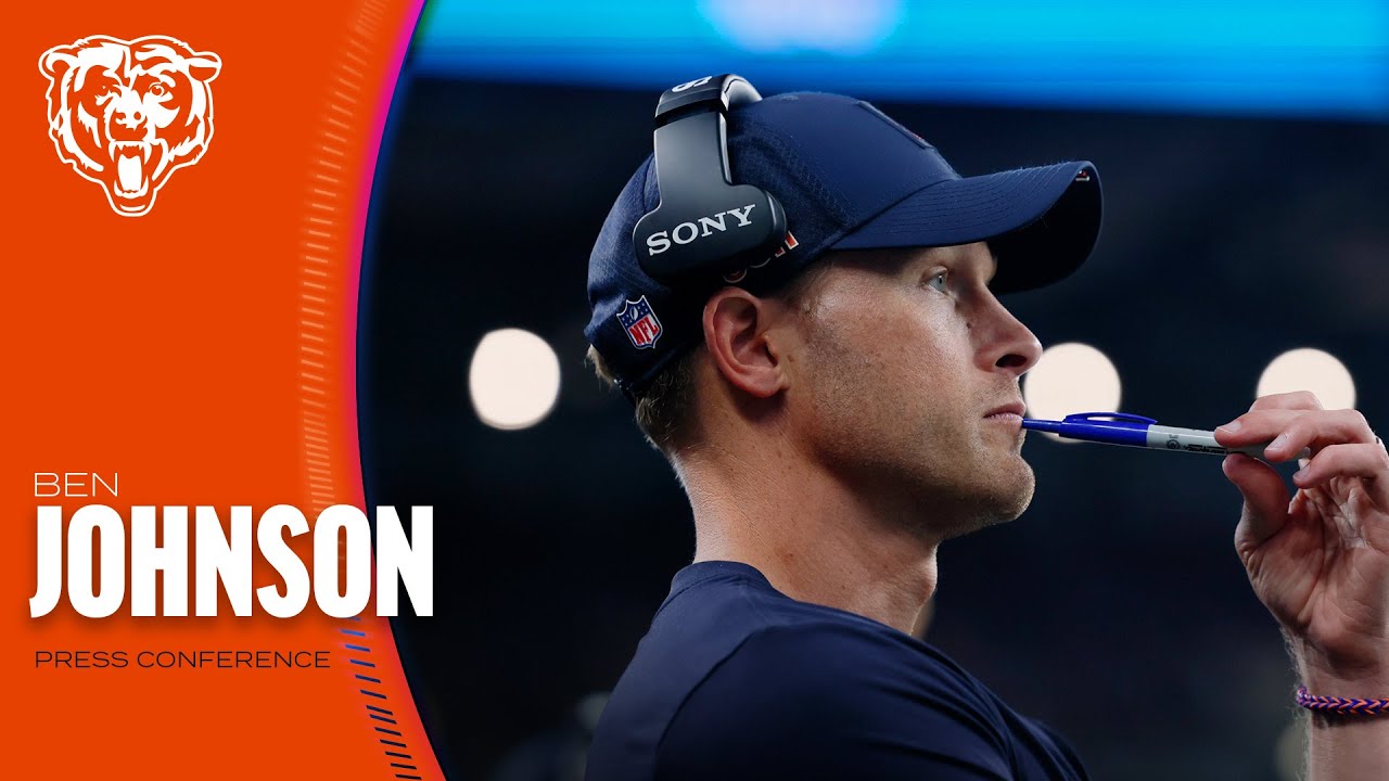 Ben Johnson's Postgame Interview: Bears Week 2 vs. Lions 🏈