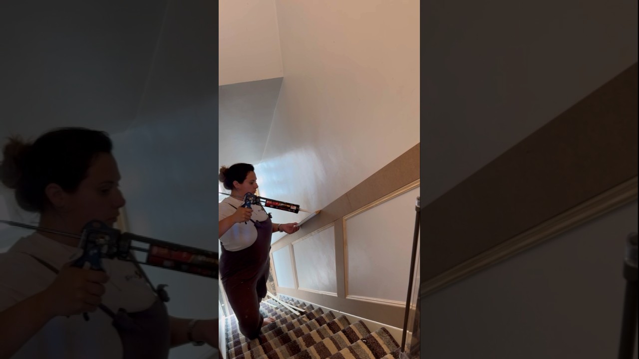 24-Hour Staircase Makeover: DIY Transformation ✨