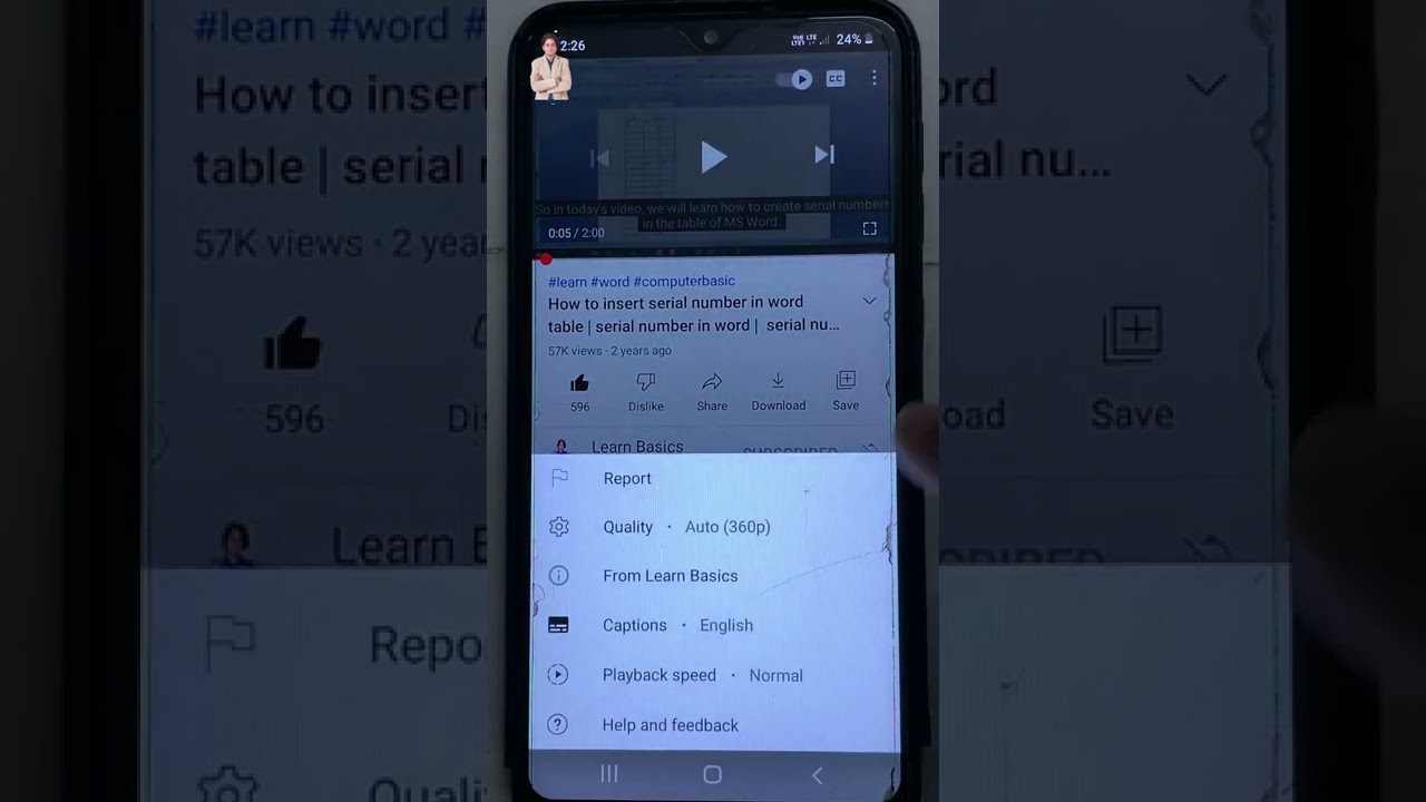 Easily Change Subtitle Language on YouTube App in Seconds 🎥