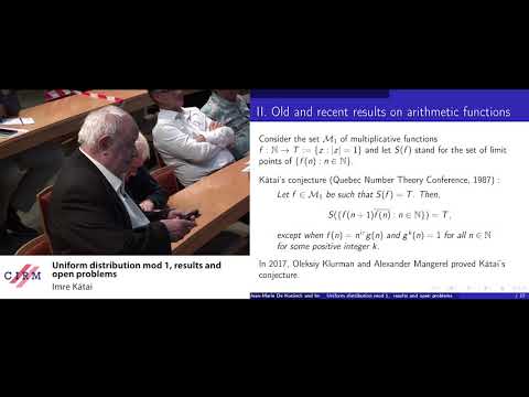 Imre Katai: Uniform distribution mod 1, results and open problems