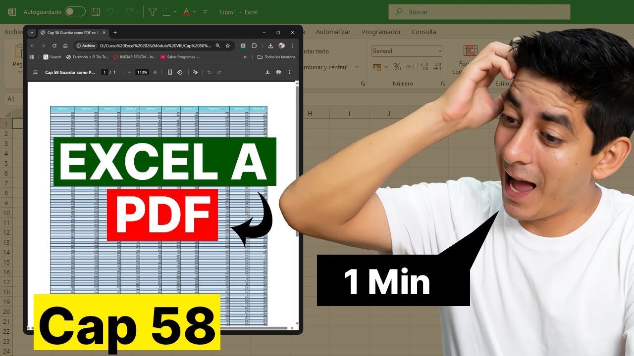 Convierte Excel a PDF sin Recortes en 1 Minuto