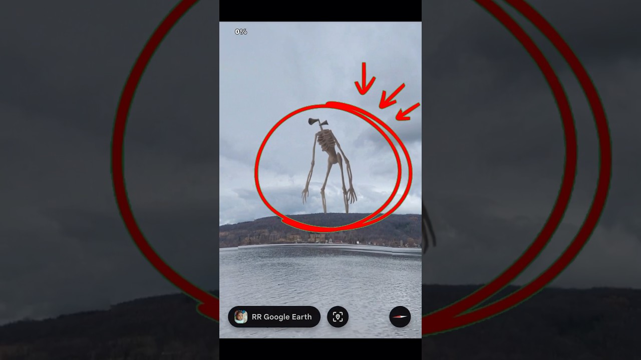 Siren Head Return Horror on Google Earth π