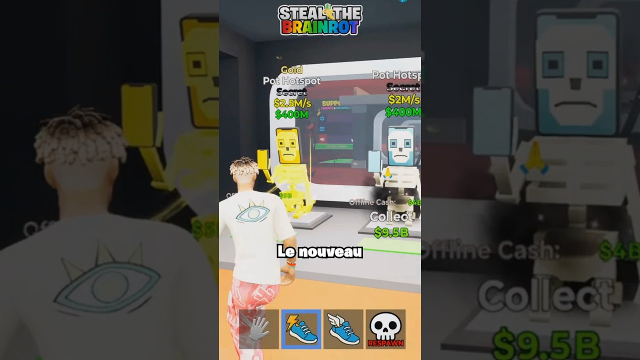 Nouveau Code pour Steal the Brainrot dans Fortnite 🧠