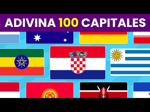 Adivina 100 Capitales del Mundo 🚩🌎 | Test de Geografía y Cultura General ✅