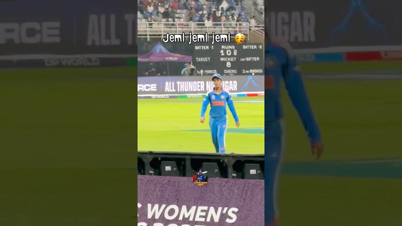Jemima Rodrigues Brings Pure Vibes at the ICC Women’s World Cup 2025! 🏏