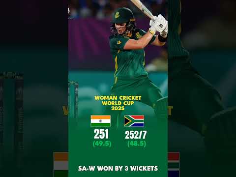 Nadine de Klerk’s Explosive 84 Lifts South Africa to Thrilling Win Over India | ICC Women’s CWC 2025