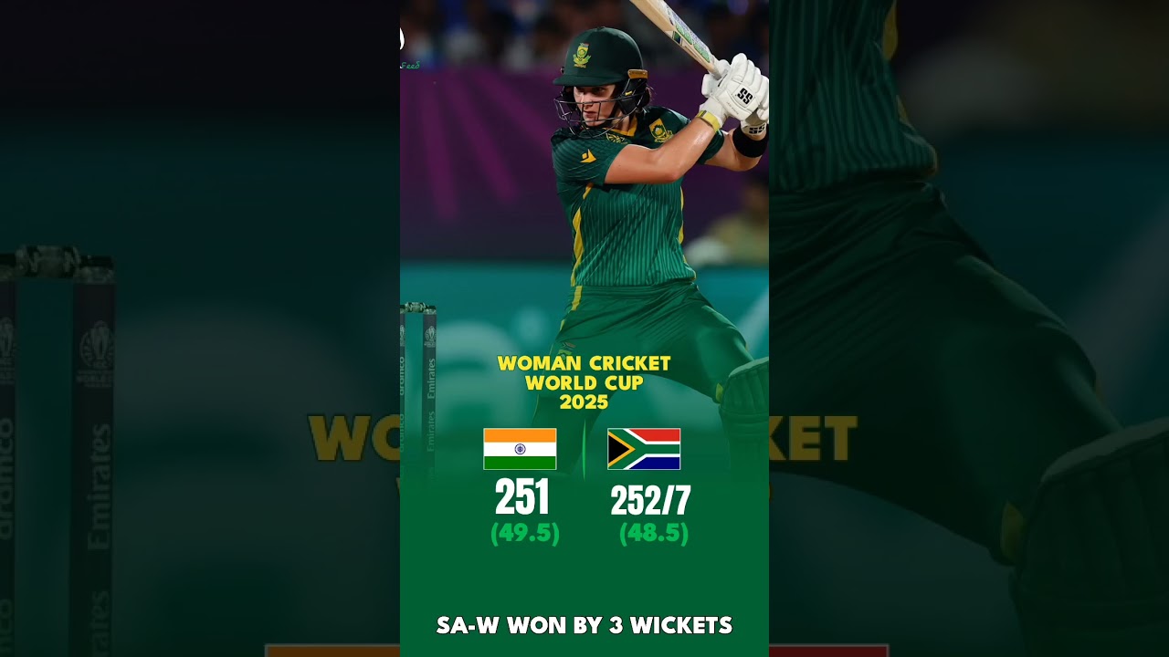 Nadine de Klerk's Record-Breaking 84 Lifts South Africa to Thrilling Win Over India 🇿🇦