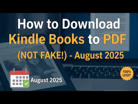 How to download kindle books and covert to PDF | Remove DRM from Kindle | Kindle Books PDF 