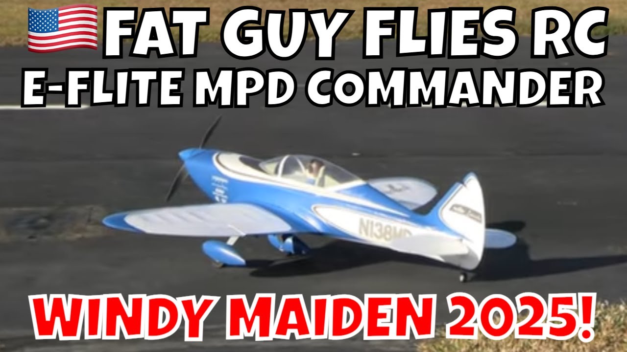 E-FLITE COMMANDER MPD Maiden Flight 2025 ✈️