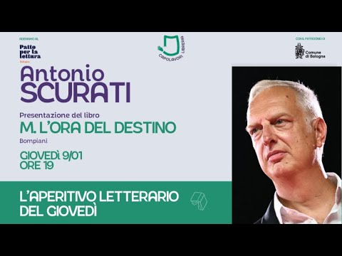 Aperitivo Letterario con Antonio Scurati 📚