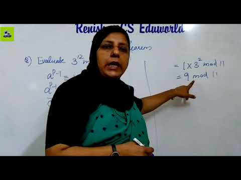 Fermat's Theorem (Malayalam) /CS 409 Cryptography & Network Security
