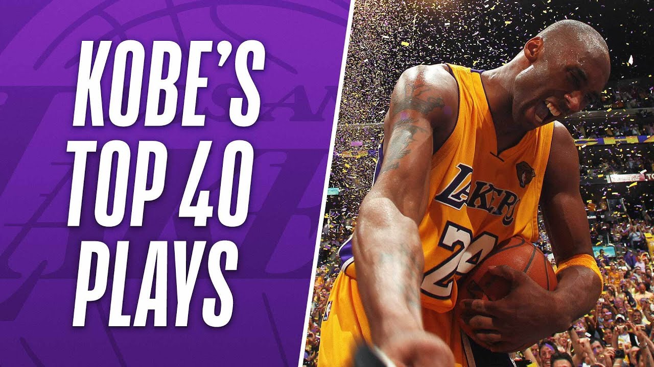 Kobe Bryant's Top 40 Unforgettable Plays 🎥 | Celebrate His 40th Birthday!