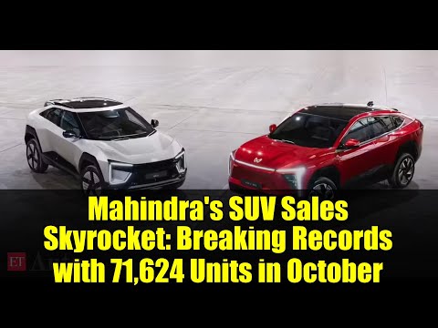 Mahindra's SUV Sales Skyrocket: Breaking Records with 71,624 Units in October