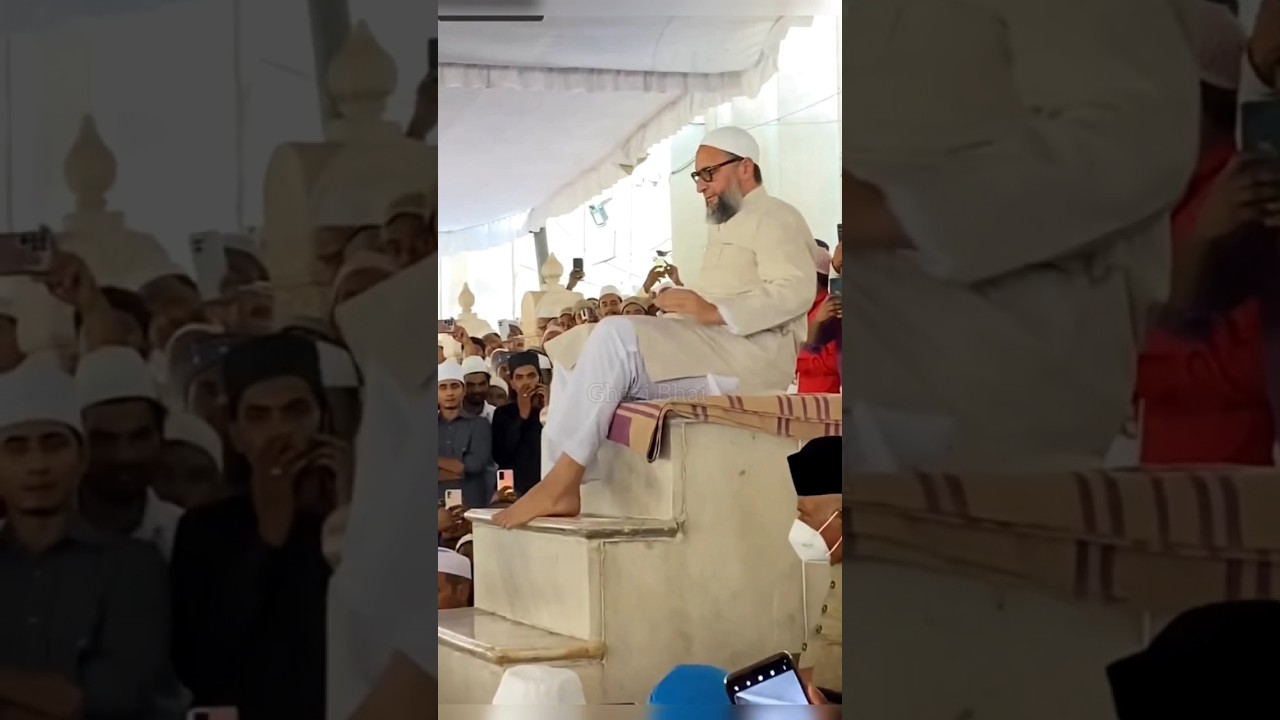 Asaduddin Owaisi Celebrates the Respect Given by Allah 💚🦁