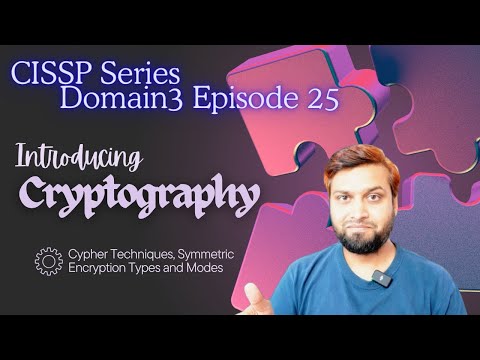 CISSP Series Domain3 Episode 25 - Introducing Cryptography #cissp