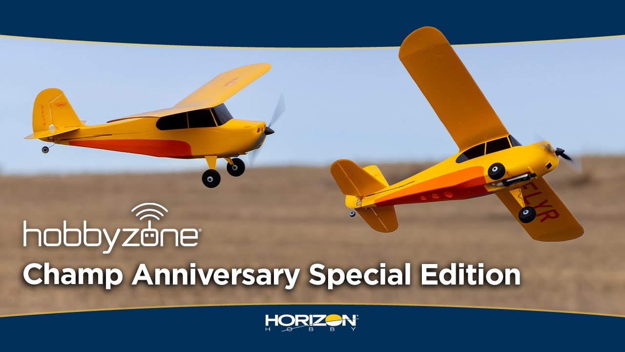 Celebrate 2025 with the HobbyZone Champ Anniversary Edition ✈️ — Perfect Beginner RC Airplane!