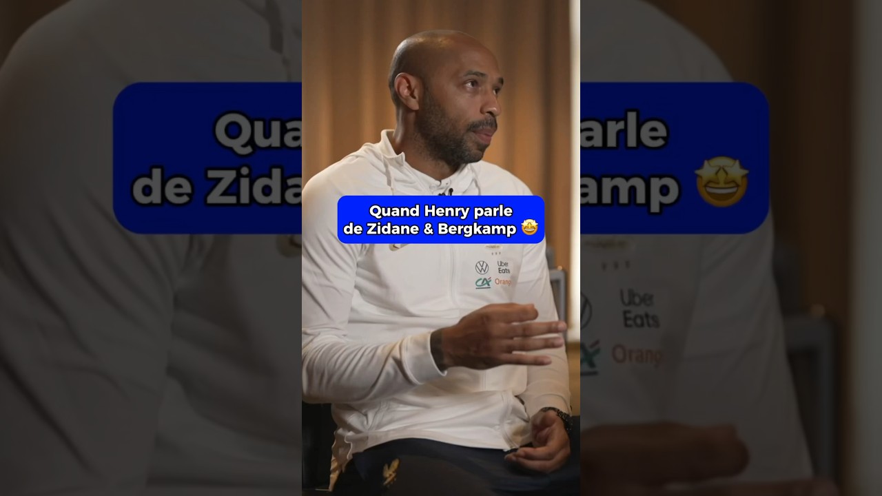 Henry sur Zidane & Bergkamp 🤩