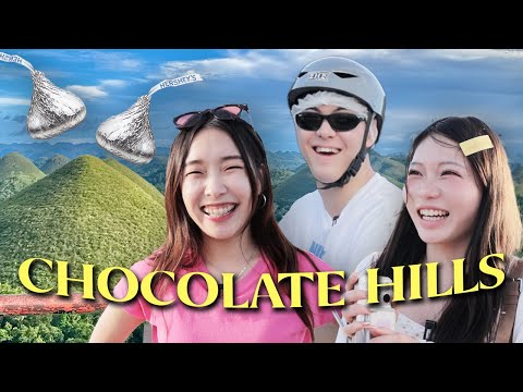 Happiest Korean Kids in BOHOL😂 Chocolate Hills for the First Time! 🫶