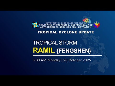 Press Briefing : Tropical Storm "RAMIL"{FENGSHEN} at 5:00 AM | October 20, 2025 - Monday