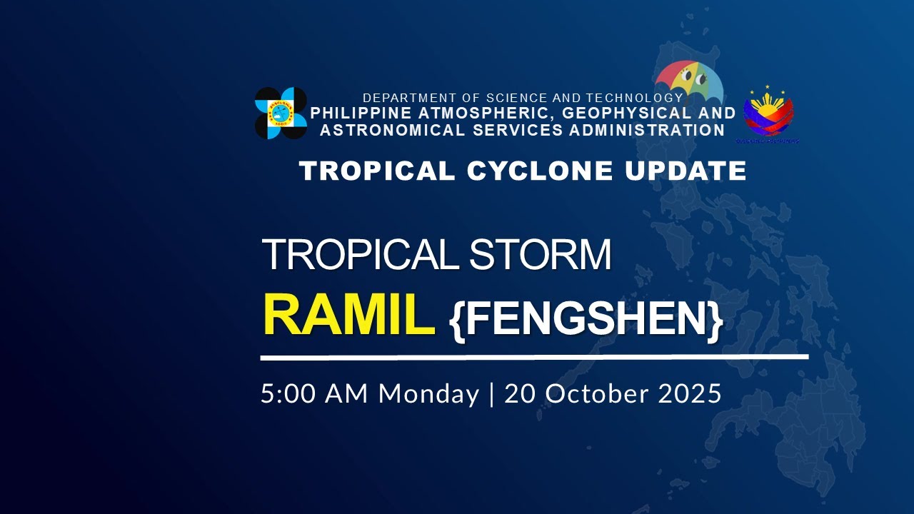 Urgent Update: Tropical Storm Ramil (FENGSHEN) Briefing at 5 AM – October 20, 2025 🌧️