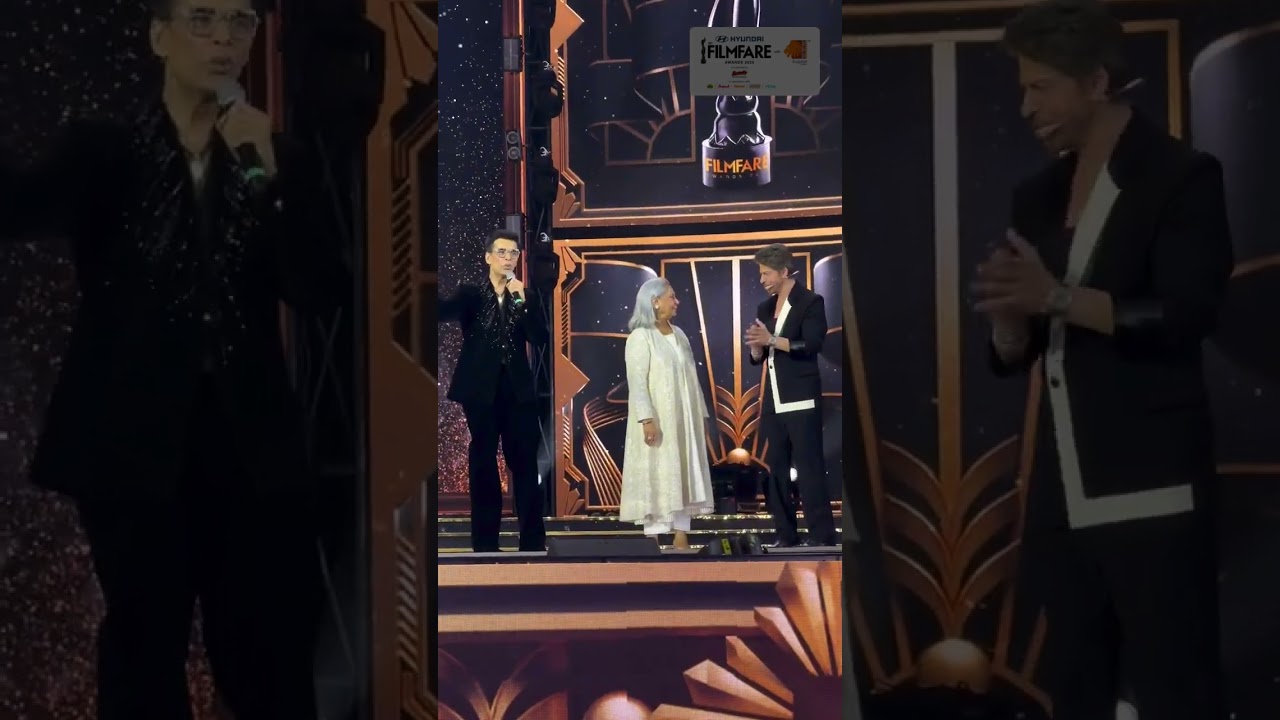 SRK & Karan Johar Perform for Amitabh Bachchan at Filmfare 2025 🎬