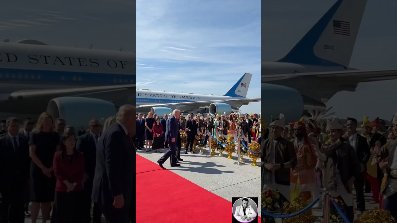 Donald Trump Dances During Malaysian Arrival Ceremony 🇺🇸