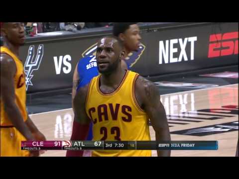 LeBron James 38 PTS & 13 RBS | Cavaliers vs Hawks | 3.3.17 | 16-17 NBA Season