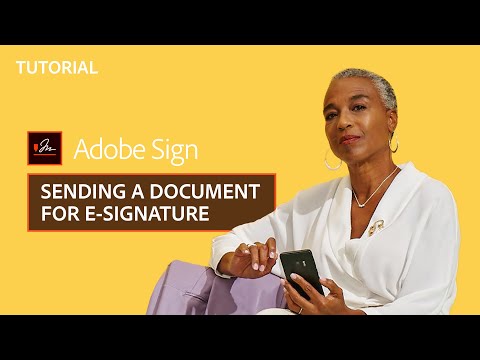 How to send document for esignature with Adobe Sign