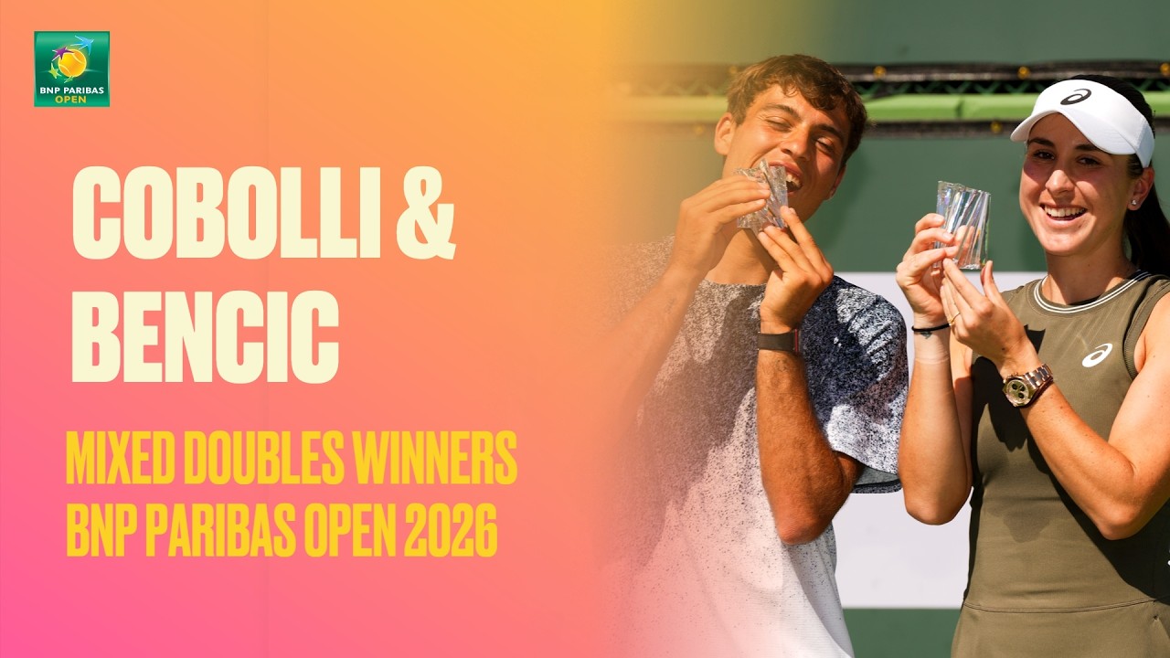 Cobolli & Bencic v Drabowski & Glasspool | Match Highlights | Mixed Doubles Final | BNP Paribas Open